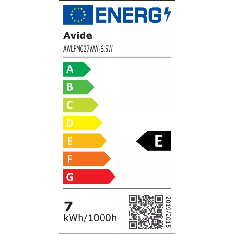 Avide LED Filament Mini Globe 6,5W E27 teplá biela 2700K