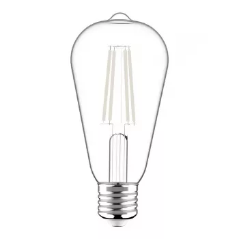 Avide LED žiarovka White Filament ST64 8,5W E27 teplá biela 2700K