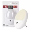 ENTAC LED nočné svetlo 0,5W oválne teplá biela so senzorom súmraku