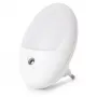 ENTAC LED nočné svetlo 0,5W oválne teplá biela so senzorom súmraku