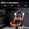 X Rocker Agility eSports herná stolička - čierna/oranžová