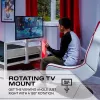 XROCKER herná jednolôžka 90x190cm s držiakom na TV kov biela