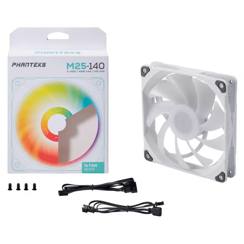 Phanteks PH-F140M25 140mm PWM skriňový ventilátor - čierny