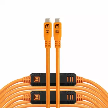 Tether Tools TetherPro USB-C Optima 10G Straight oranžový 9,4m