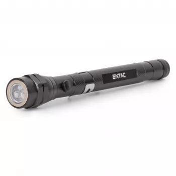 ENTAC EFL-1W-FLEX-ALU 1W LED baterka s teleskopickým krkom, hliník, čierna