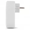 ENTAC zásuvkový adaptér s 2x USB-A biely