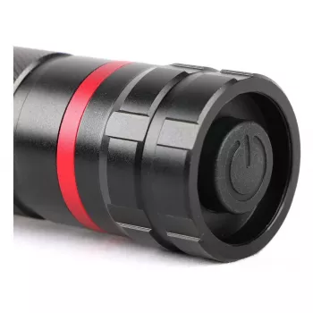 ENTAC EFL-ZOOM-5W-ALU zoomovateľná LED baterka 350 lúmenov čierna