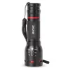ENTAC EFL-ZOOM-5W-ALU zoomovateľná LED baterka 350 lúmenov čierna
