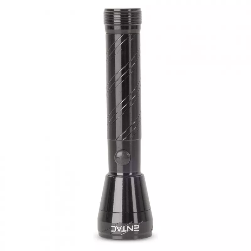 ENTAC 1W LED baterka hliník čierna AA batéria