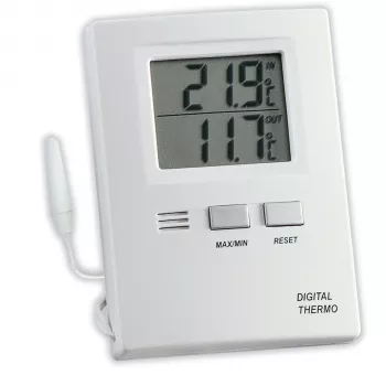 TFA 30.1012 digitálny vnútorný a vonkajší teplomer