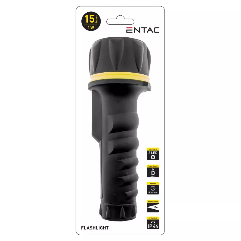 ENTAC EFL-2D-PL baterka 2D plastová čierna