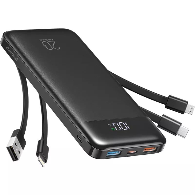 Charmast powerbanka W2065 20000mAh čierna