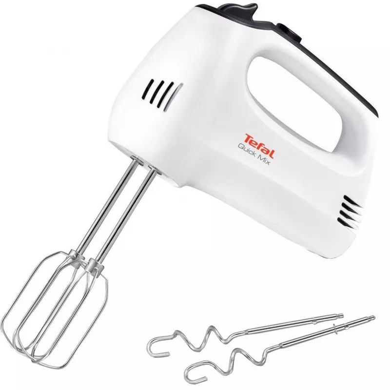 TEFAL HT3101 QuickMix ručný mixér, 300 W, 5 stupňov, Turbo, biela