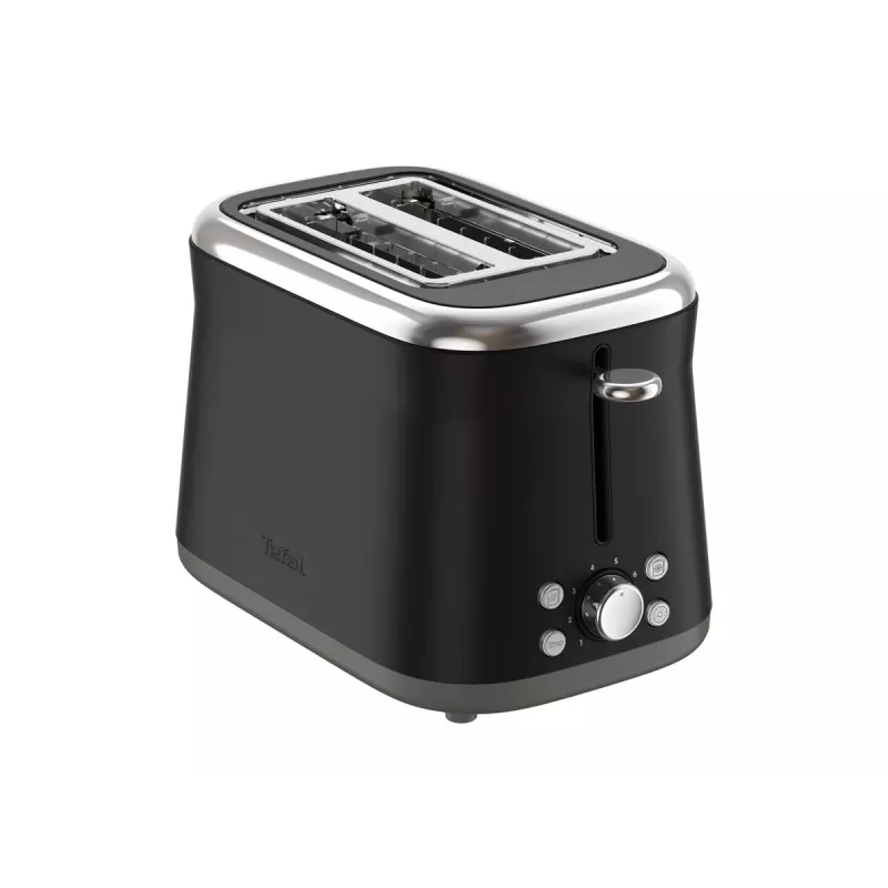TEFAL hriankovač TT7208E0 Collection Retro 850 W 2 štrbiny nerez čierny