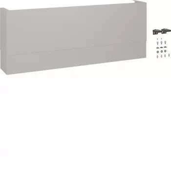 Hager FZ1300TB teleskopický panel na vedenie káblov pre universZ, výška 350-680 mm, hĺbka 205 mm, kovovo-sivá