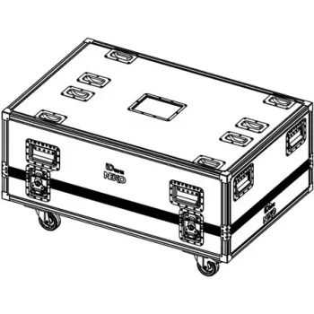 NEXO IDT-2CASE312 flight case pre 2x IDS312 subwoofery