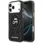 KARL LAGERFELD IML Glitter Karl & Choupette Heads Logo MagSafe puzdro pre iPhone 17 Pro Max, čierna