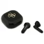 Guess 4G Metal Logo True Wireless Stereo Bluetooth slúchadlá s nabíjacím puzdrom (čierne)