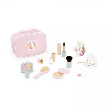Janod Little Miss Unicorn Sada na hranie krásy s 10 doplnkami 3+