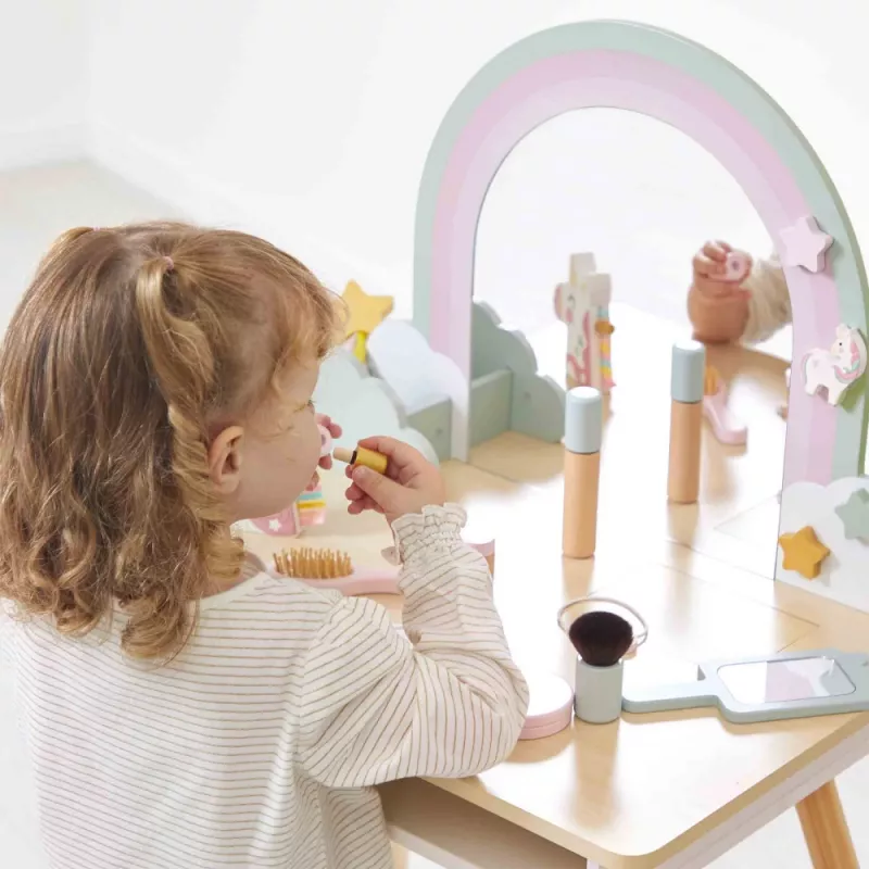 Janod Little Miss Unicorn Sada na hranie krásy s 10 doplnkami 3+