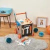 Janod Brico'Kids Magnetický vozík s pracovným stolom a náradím - 24 dielov