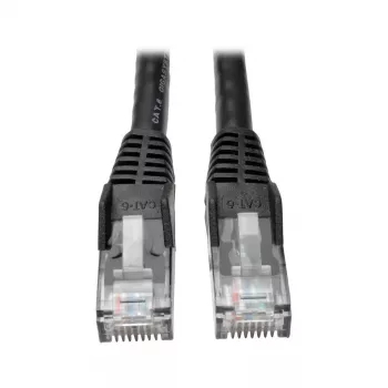 Tripp 25ft Cat6 Gigabit Snagless Molded Patch kábel RJ45 M/M čierny