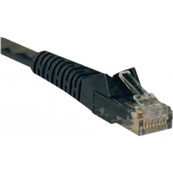 Tripp 25ft Cat6 Gigabit Snagless Molded Patch kábel RJ45 M/M čierny