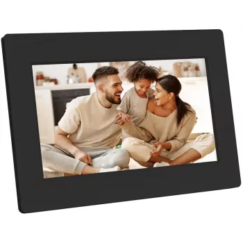 AGFAPHOTO APF700 Wi-Fi 7-palcový digitálny fotorámik s 32 GB pamäťou, IPS-LCD dotykový displej, senzor pohybu, auto-rotácia, čierny