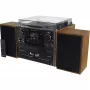 Soundmaster MCD5600BR stereo systém s gramofónom, DAB+, FM, Bluetooth, CD, kazeta, USB, 2 x 5 W, hnedý