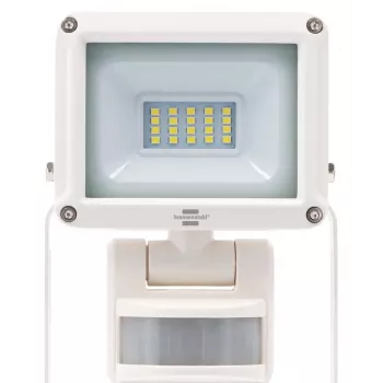 Brennenstuhl LED reflektor JARO 1060 P s infračerveným senzorom pohybu, 10W, 1060lm, denná biela 6500K, IP65, IK08, montáž na stenu, 1m kábel
