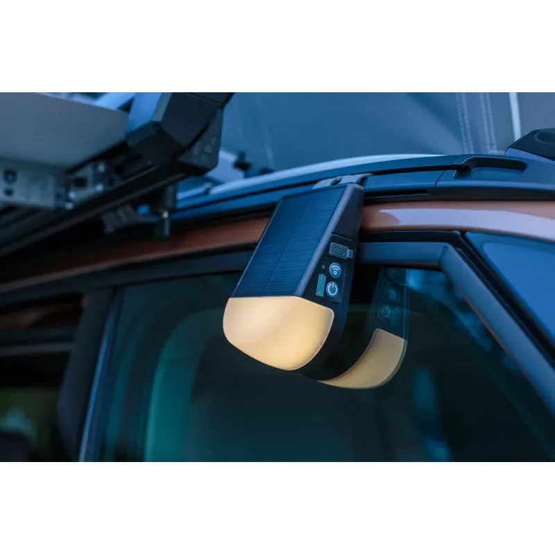 Brennenstuhl akumulátorová solárna LED vonkajšia lampa KL 300 AS s adaptérom na keder
