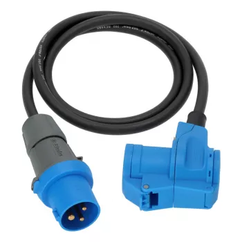Brennenstuhl CEE adaptérový kábel 230V 16A 1,5m H07RN-F 3G2.5 čierny
