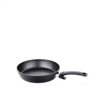 Fissler Adamant Comfort 28 cm panvica na vyprážanie, hliník, nepriľnavý, vhodná na indukciu, čierna/strieborná