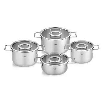 Fissler Pure Collection 4-dielna sada hrncov