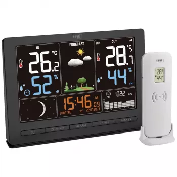 TFA 35.1118.01 Black SEASON rádiová meteorologická stanica