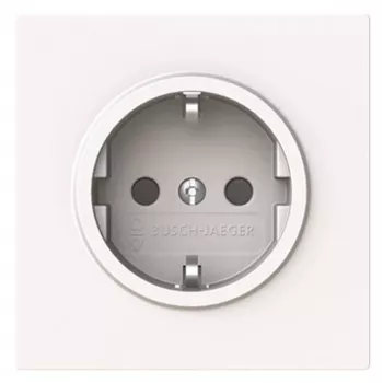 Busch-Jaeger SCHUKO zásuvka 20 EUCB-44G Safety+ alpská biela future® linear