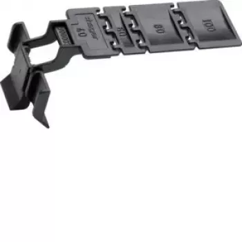 HAGER BA7CLIP držiak pre káblový kanálový systém, ABS/polykarbonát, biely