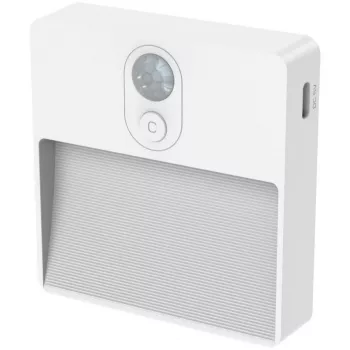 ANSMANN NL5R LED nočné svietidlo so senzorom súmraku, biele, 7,0 cm, 1 ks (1600-0481)