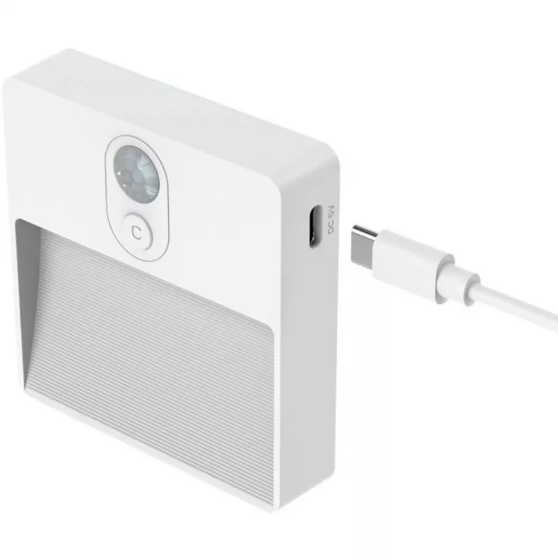 ANSMANN NL5R LED nočné svietidlo so senzorom súmraku, biele, 7,0 cm, 1 ks (1600-0481)