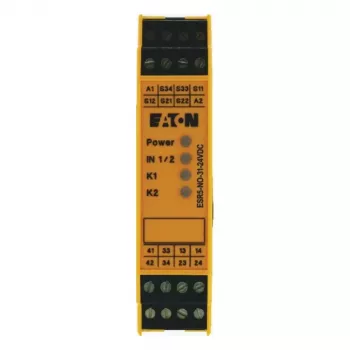 Eaton bezpečnostné relé ESR5-NO-31-24VDC 24 V DC 3 NO + 1 NC skrutkové svorky lišta DIN