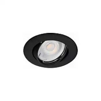 SYNERGY21 LED vstavaný reflektor Phos otočný okrúhly čierna CCT voliteľná 7W 550lm