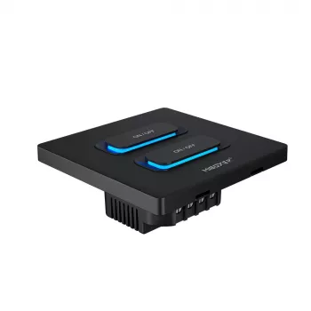 MIBOXER ESW2B 2-kanálový smart vypínač LED diaľkový ovládač s WiFi a 2,4 GHz pohybovým senzorom a stmievačom