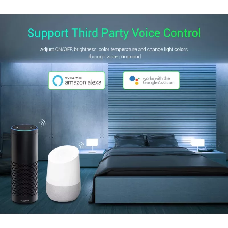 MIBOXER WL5 5in1 RGB+CCT LED kontrolér DC12-24V WiFi 2.4G Alexa