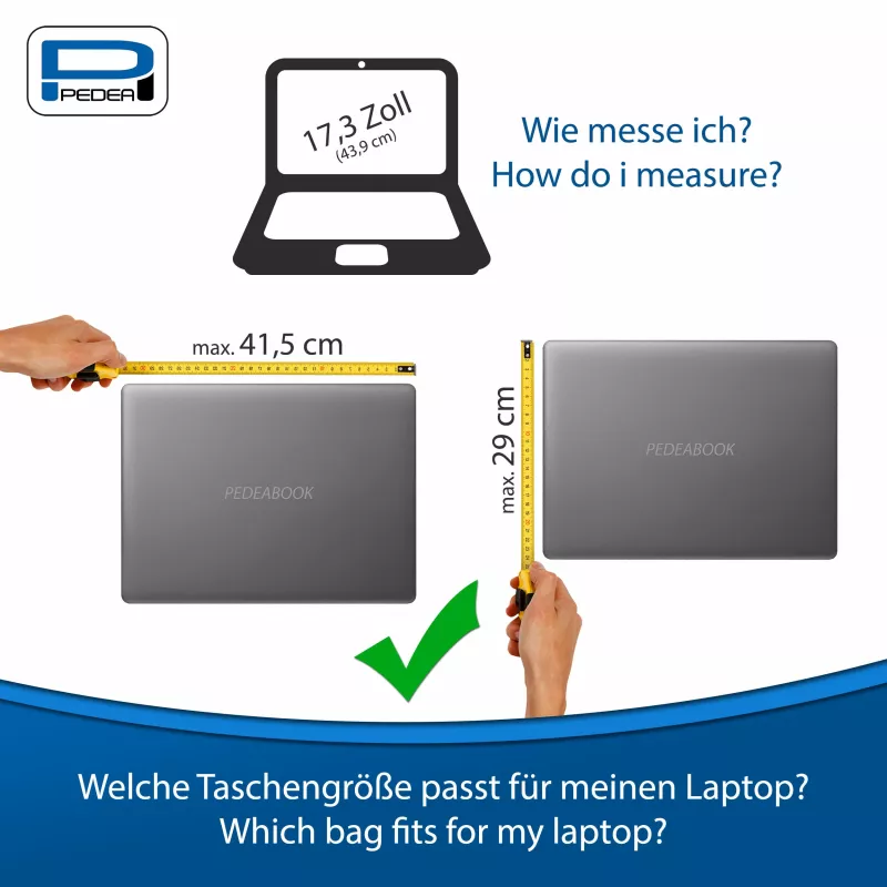PEDEA TRENDLINE taška na notebook 17,3 + set myši