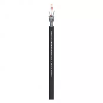 Sommer Cable SC-Primus mikrofónny kábel, 2 x 0,50 mm², PVC Ø 6,7 mm, čierny, metrové (200-0151)