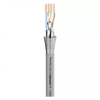 Sommer Cable SC-Mercator CAT.7 sieťový kábel, FRNC, Ø 6,5 mm, sivá (580-0306F)