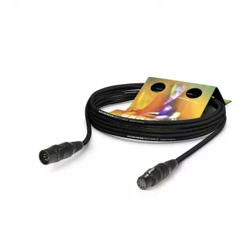 Sommer Cable Binary 434 DMX512 kábel, 4 x 0,34 mm², XLR konektor samec 5-pol. na XLR konektor samica 5-pol., HICON, čierna, 5 m (B4GSU0500-SW)