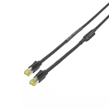 Sommer Cable SC-Mercator CAT.7 PUR sieťový kábel, 8 x 0,14 mm², RJ45 na RJ45, HIROSE, čierna, 5 m (P7HS-0500-SW)