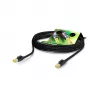Sommer Cable SC-Mercator CAT.7 PUR sieťový patch kábel 10 m čierny S/FTP RJ45 Hirose