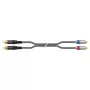Sommer Cable SC-Onyx 2025 MKII stereo cinch kábel, nesymetrický, 2 x 1 x 0,25 mm², cinch na cinch, HICON, čierny, 2,5 m (ON8D-0250-SW)